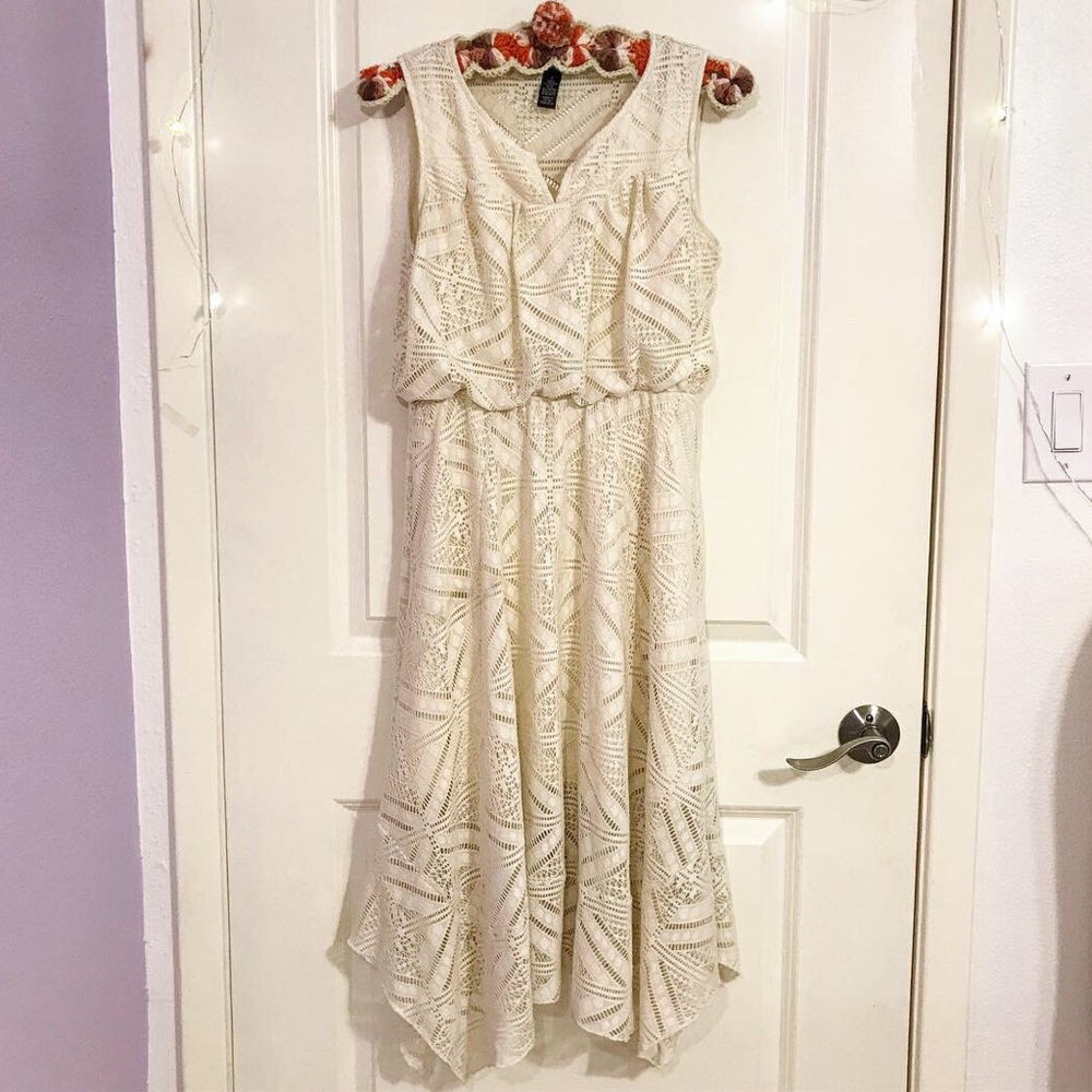INC Lacey Sleeveless Boho Dress